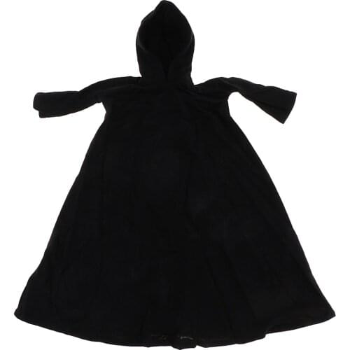 1/6 Scale Clothes Black Cloak for 12'' Very /Hot Plus/ Figures