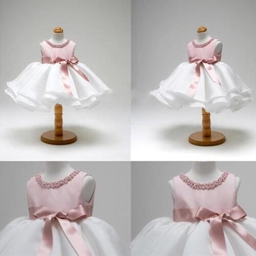 Baby Girls 12 18 24 Months Dress For Newborn 1st 2nd Year Birthday Tutu Christening Gown Infant Baptism Party Princess Clothes