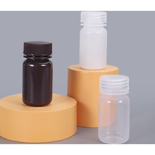 UMETASS 20PCS of 60ML Empty PP Refillable Bottle for liquid Lotion Essential oil cosmetic container leakproof reagent bottle