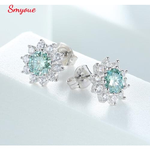 Серьги-гвоздики SMYOUE China At AliExpress