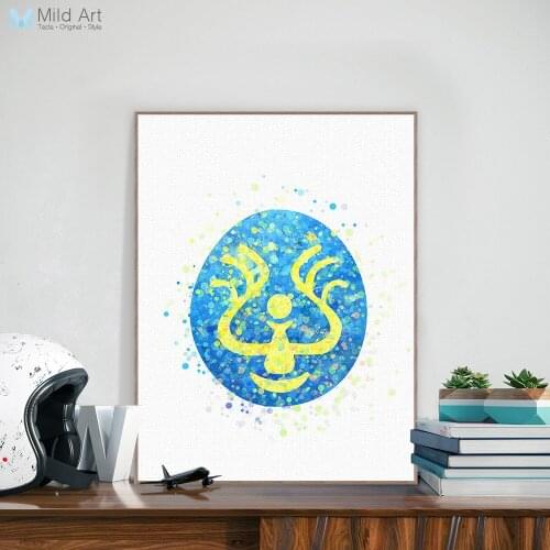 Modern WatercolorJapanese Anime City Of Sky Miyazaki Canvas A4 Art Prints Poster Wall Picture Kids Room Decor Painting Custom