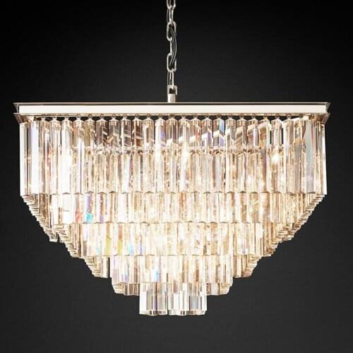 Modern Vintage Crystal Ceiling Light Flush Mounted Ceiling Light for Home and Hotel Decoration