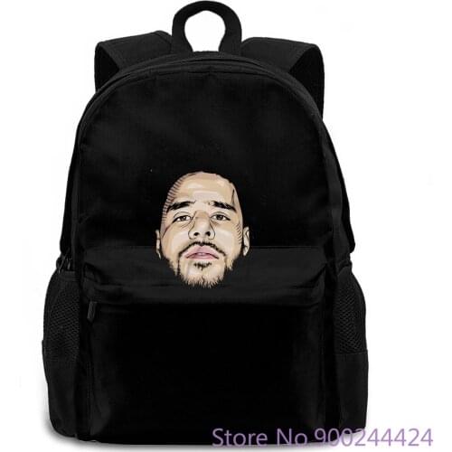 J COLE / DREAMVILLE / HIPHOP Loose Black Homme Design Style New women men backpack laptop travel school adult student