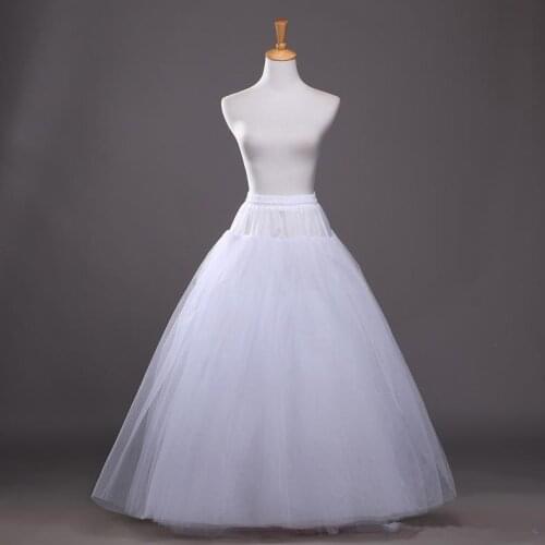 Adjustable Size Soft Tulle Ball Gown Bridal Petticoat 3 layers Skirt Wedding Petticoats