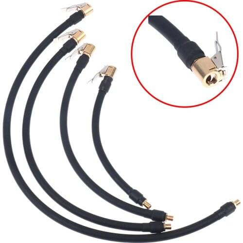 Air Rubber Hose Flexible Tire Valve Extension Tube Adapter for Air Compressor Tire Inflator Pump for Car Motorcycle Bike