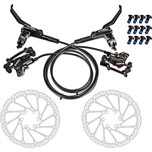 Bike Oil Disc Brake MTB ,Mountain Bike Hydraulic Disc Brake Sets Front Rear Handle A B-pillar Bicycle Parts Cycling