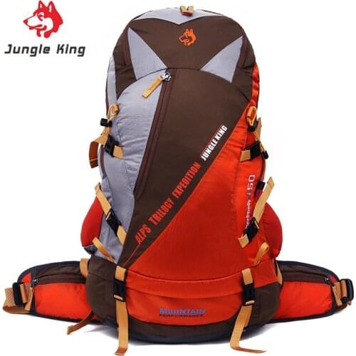 50L Capacity Super Light Nylon Mountaineering Bag Travel Backpack Outdoor Camping Backpack colorful A4810