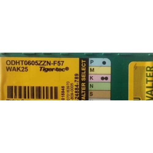 10PCS CARBIDE INSERT ODHT0605ZZN-F57 WAK25