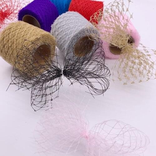 22yards 60mm Gold Mesh Organza Stain Ribbon DIY Hair Accessories Crafts Gift Bouquet Wrapping Christmas Party Decor Supplies