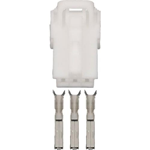 3 Pin White Plastic Cable Harness Connector Automotive Connectors with Terminal DJ7031Y-1.5-21 3P