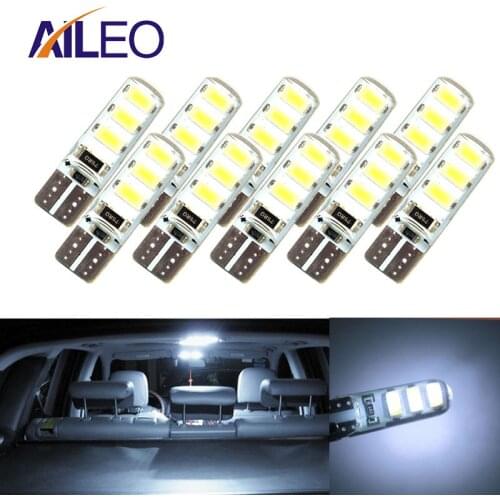 Светодиодные LED лампы W5W (W2.1x9.5d) AILEO China At AliExpress
