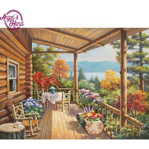 DIY Diamond embroidery icon 5d diamond painting cross stitch scenery flower diamond mosaic sale painting rhinestones Home decor