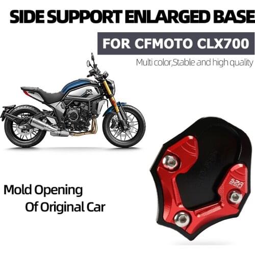 For CFMOTO CLX700 CLX 700 700CLX Kickstand Side Stand Plate Pad Enlarge Extension Foot Plate Sidestand Motorcycle Accessories