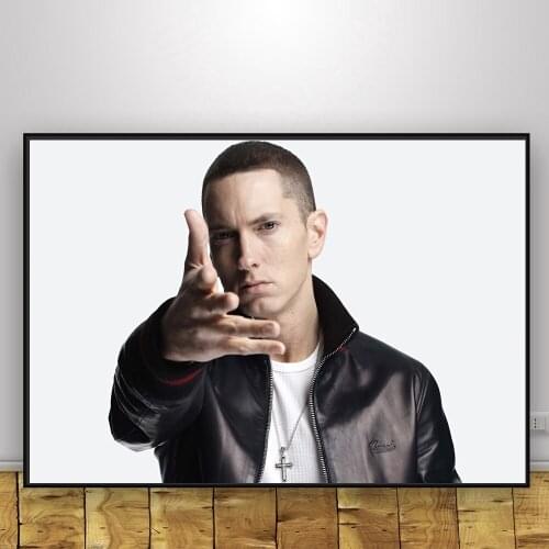 Eminem makes Silk Fabric Poster And Print Wall Art Picture Painting Home Decor