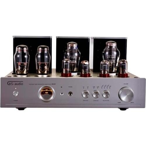GS photoacoustic source R-300B amplifier, 8Wx8W 16Hz-20KHz double bile rectifier,single-end tube hifi amplifier