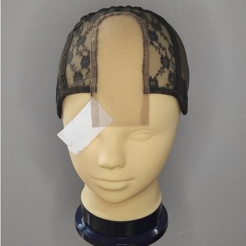 2X4 Lace-closure-wig-caps for making closure wigs chinese-swiss-lace closure wig caps