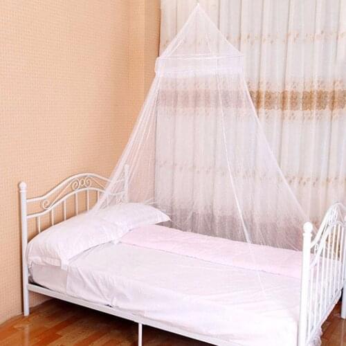 6 Colors Summer Round Lace Insect Bed Canopy Netting Curtain Polyester Mesh Fabric Home Textile Elegant Hung Dome Mosquito Net