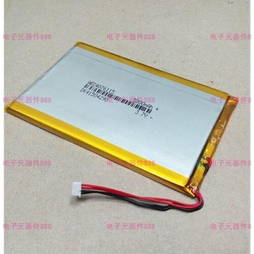 3.7V polymer lithium battery 4076115 4000MAH mobile power Tablet PC DIY Rechargeable Li-ion Cell Rechargeable Li-ion Cell