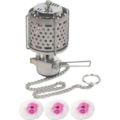 Mini Outdoor Camping Ultralight Portable Gas Lamp Tourist Tent Night Lights Camping Gas Lantern