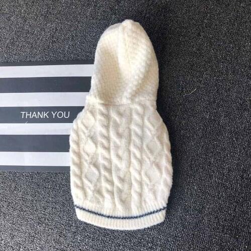 New pet clothes dog sweater teddy bear fat dog clothes twist cute hooded small dog pet clothes