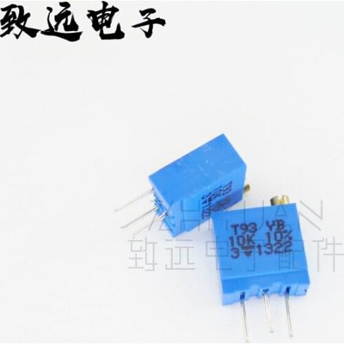 Original new 100% precision adjustable resistance T93YB10K 103 T93YA50K 503 10% multi-loop fine-tuning potentiometer (SWITCH)
