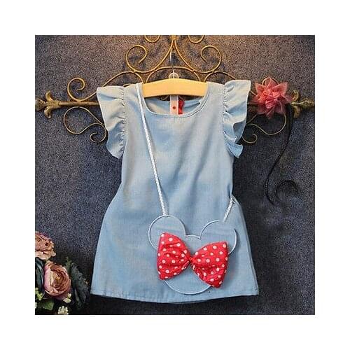 Girl Dress 2018 New Baby Dresses Pattern Print Lemon Cartoon Birthday Dress Baby Summer Clothes Kids Girl Clothes