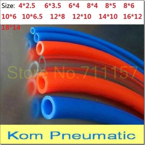 10M/Lot Pneumatic Plastic Polyurethane Air Compressor Tube Hose Pipe PU Tubing 4MM 6MM 8MM TPU0805 8*5 8*6 12*10 All Size 8x5