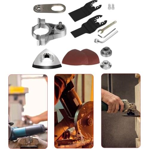 Professional Angle Grinder Changed to Universal Treasure Multifunctional Tool for Cutting Engraving Polishing Shovelling Clean