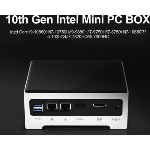TOPTON Newest 11th Gen Intel Mini PC Core i9 10880H i7-1165G7 M.2 SSD Computer Windows PC Office Student AC WiFi 2xLan 6xUSB3.0