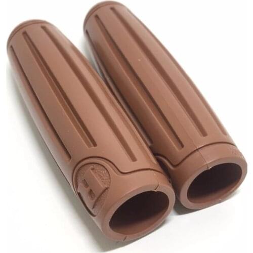 Bicycle Handlebar Grips Protection Cover Classic Mountain MTB Bike Grip Retro Rubber Plastic Cycling Parts