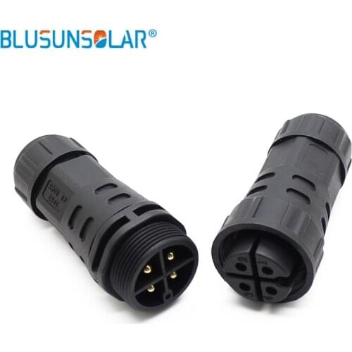 M25 Waterproof Connector Female to Male Wire Waterproof Connectors with 2Pin , 3Pin , 4Pin