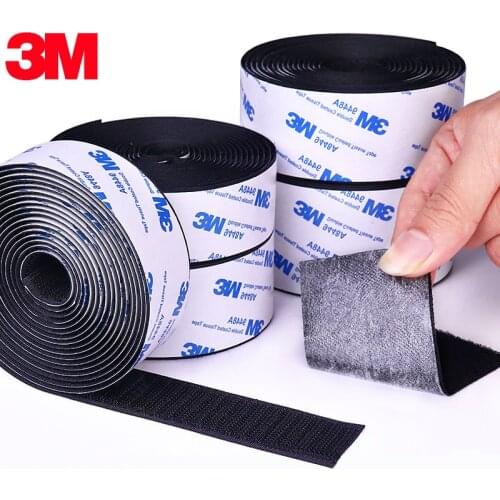 1Meter/Pairs Strong Self adhesive Hook and Loop Fastener Tape nylon sticker velcros adhesive with Glue for DIY 20/25/30/38/50mm