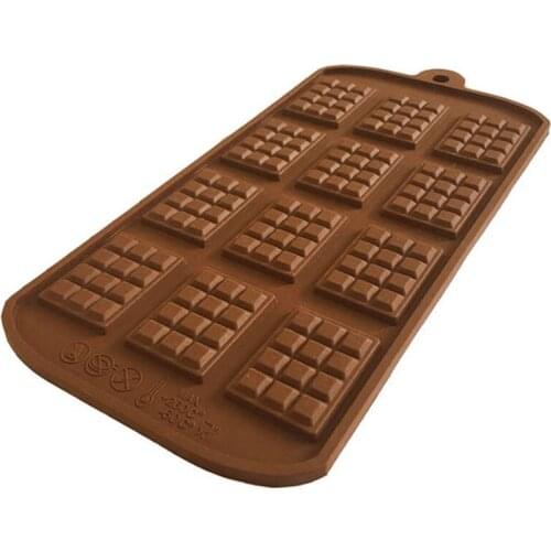 1pc Ice Grid Cake Home Decor Kitchen Cooking Tools DIY Chocolate Mold Silicone Waffle Pudding Mold Baking Tools