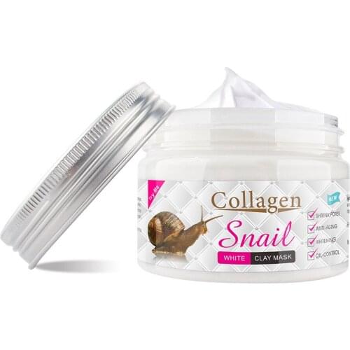 150ml Snail Collagen Facial Mask Mud Facial Cleansing and Moisturizing Repairing and Moisturizing Skin Facial Mask Cream