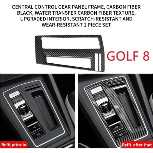 For Volkswagen Golf 8 special central control gap-shift frame GTI RLINE interior decoration products gear modified stickers