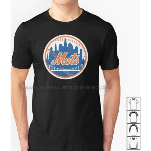 Mets-York T Shirt 100% Cotton New Met Ny Logo