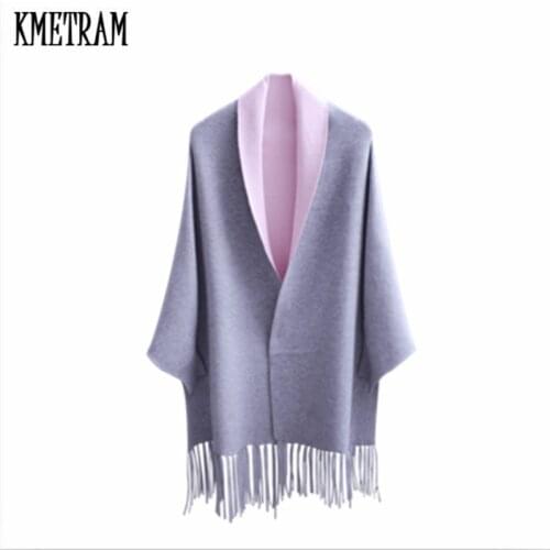 KMETRAM Womens Winter Ponchos