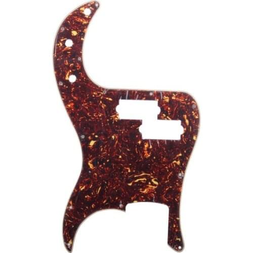 Red Flame Precision P Bass Pickguard Scratchplate For PB 3-ply 13hole