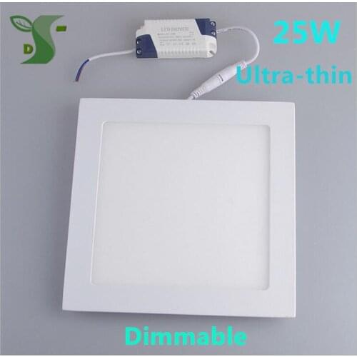 25W Square Mounted panel light led Ceiling lamp downlight kitchen Dimmable AC85-265V with Driver