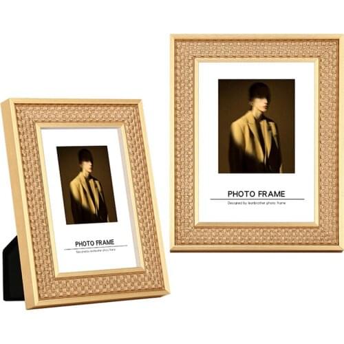 6/7/10 Inch Italian Design Light Luxury Modern Photo Frame High Grade Wood Photo Frame