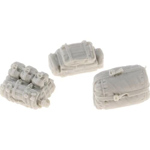1/35 Scale Sand Table Military Scene Accessories 3Pcs Soldier Backpack Bags