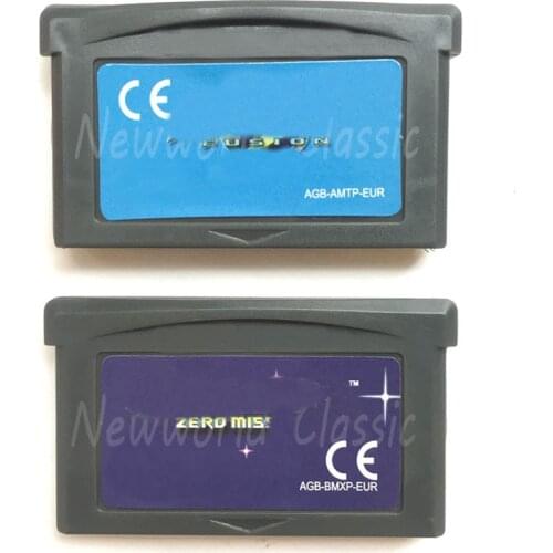 Met Fusion Zero Miso ENG/FRA/DEU/ESP/ITA language EUR Version for 32 Bit Video Game Cartridge Console Card US/EU Version