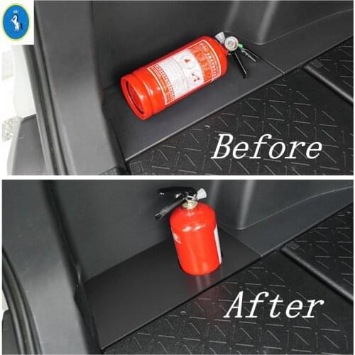 Boot Fire Extinguisher Support Beverage Cup Holder Trunk Rack Storage Case Cover Kit For TOYOTA RAV4 RAV 4 XA50 2019 2020 2021