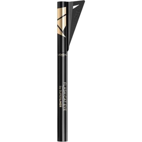 L'Oréal Paris Superliner Flash Cat Eye Black Eyeliner Eye Make up Intense Black Thin to Thick Easy