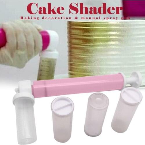 Cake Coloring Duster Manual Cake Airbrush Pump Cake Decorating Tool Pastry Spray Tube Baking Tool For Dessert Kitchen Gadgets