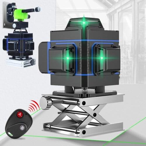 16 Lines 3D Level Self-Leveling 360 Horizontal And Vertical Cross Super Powerful Green Laser Beam Line