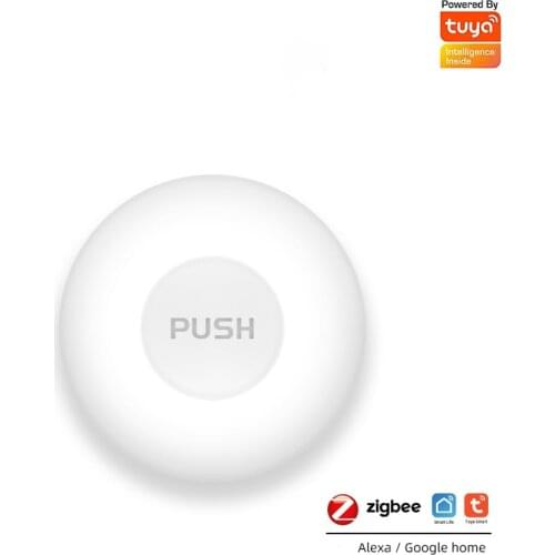 Smart home Tuya ZigBee one-button alarm SOS emergency call button Wireless emergency button