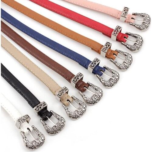 Vintage pin buckle belt with fashionable decoration and carving for womens belt luxury fashion women clothes 2020