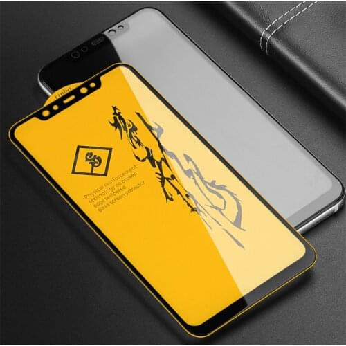10PCS 6D Full Cover Glue Tempered Glass for Xiaomi Mi 9T Redmi K20 Note 7 6 5 Pro Plus Pocophone F1 6X A2 Lite