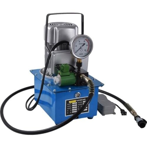 ZCB6-5-A Ultra-high Voltage Electric Pump Pydraulic Pump Piston Pump 220V/380V 0.75KW 70MPA 7 L (Pedal Type-With Solenoid Valve)